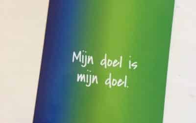 Mijn doel is mijn doel